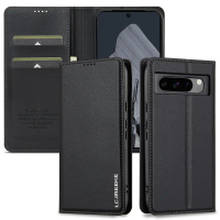 เคสฝาพับหนัง, หรูหราพรีเมี่ยม, สำหรับ Google Pixel 9 Pro XL, Pixel 8 Pro, 8A, Pixel 7 Pro, 7A, เคส, 