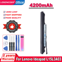 4200mAh L15C3A03 L15S3A02 Battery For Lenovo Ideapad L15L3A03 110-15ACL 110-14 110-15 110-14ISK 110-14IBR 110-15IB 300-14IBR