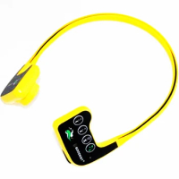 Waterproof Bone Conduction Headphone, Bone Conduction Headset, Waterproof Bone Conduction MP3 8GB Memory and Wireless BT
