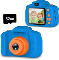 Seckton Upgrade Kids Selfie Camera Christmas Birthday Gifts for Boys Age 3-9 HD Digital Video Camera