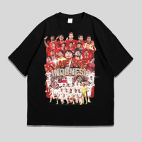 Kaos Timnas Indonesia Vintage Oversize Distro - Motif Katun Wanita Oblong Pria Atasan Baju Keren Com