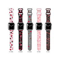 Sports Silicone Watch Strap For Apple Watch Bands Ultra 2 Series 9 8 7 6 5 4 3 2 38/40/41mm 42/44/45/49mm Valentine's Day Couple