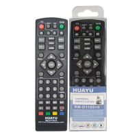 HUAYU RM-D1155+ Universal remote control for DVB-T2 digital set-top box for terrestrial TV