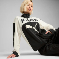 【PUMA】外套 男 女 中性 運動立領外套 歐規 Future Archive 米白黑 62978651