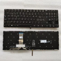 New SW Layout For Lenovo Legion Y520 Y720 Black Backlight Laptop Keyboard Original V160420NK1-SW PK131DG3A25 17011 19PTDH8324