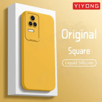 For Xiaomi Poco F4 Case YIYONG Original Soft Liquid Silicone Cover On Xiomi POCO F3 Pocophone F2 F5 Pro 5G PocoF4 GT Phone Cases
