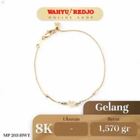 Gelang Serut Emas Kadar 8K Wahyu Redjo GL-8K-30587954-PMR