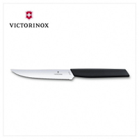 VICTORINOX 瑞士維氏 Swiss Modern 牛排刀 12cm  黑 6.9003.12W
