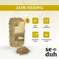 Jahe Gajah Kering / Dehydrated Ginger Flakes / Herbal Roots 10gr - 50gr | KUSEDUH TEA & FRIEND 10 Gr