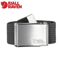 【Fjallraven 小狐狸 Canvas Belt 帆布皮帶4cm《深灰》】F77029/織布帶/帆布腰帶/男女