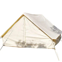 China Supplier 3-5 Persons 4 Season Custom Outdoor Canvas Camping Family Tent Quality Canvas Rescue Relief Tent
