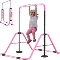 MOPHOTO Gymnastics Bars Kids Kip Training Bars For Home Folding Horizontal Bars With Adjustable Heig
