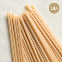 【100%植】環保標章認證吸管 環保吸管 甘蔗吸管8*210mm 50入-平口(杯飲使用)