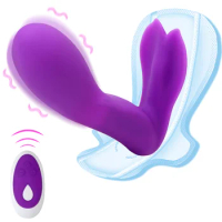 Wireless Remote Control Vibrating Panties Vagina Massager Wearable Dildo Vibrator G Spot Clitoris Stimulator Sex Toys for Woman