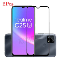 Kính Cường Lực Chất Lượng Cao Cho Realme C25S, Bảo Vệ Màn Hình Phim Kính Bao Phủ Toàn Bộ, Tương Thíc