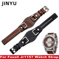genuine leather For Fossil JR1157 watch band accessories Vintage style strap with high quantity Stainless steel joint 24mm