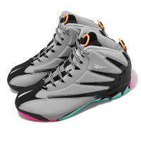 【REEBOK】籃球鞋 The Blast 男鞋 灰 黑 粉紅 高筒 皮革 復古 Nick Van Exel 運動鞋(100033877)