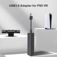 For PS5 VR Cable Adapter USB3.0 Game Console Mini Camera Connector Fun Play Parts Converter For PS4 Console Game Accessories
