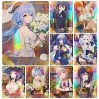 Goddess Story SSR Card Rem Nami Ganyu Bronzing collection Anime characters Game cards Children's toys Birthday gifts Christmas