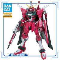 BANDAI MG 1/100 ZGMF-X19A SEED INFINITE JUSTICE GUNDAM Assembly Model Action Toy Figures Gifts for Children