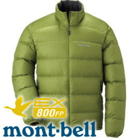【Mont-Bell 日本 Light Alpine Down男800FP羽絨夾克 綠茶】1101428/羽絨夾克