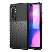 Soft Silicone Case For Xiaomi Note10 lite Mi Note 10pro Luxury Thunder Cases for mi note10 pro Note 10 Shockproof Matte Cases
