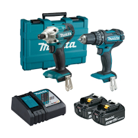 MAKITA牧田 18V鋰電雙機組-震動電鑽＋衝擊起子機DLX2337