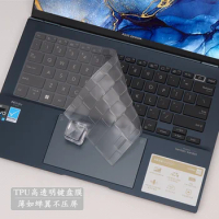 Silicone Laptop Keyboard Cover Skin Protector For ASUS Vivobook Go 14 Flip TP1401K TP1401 2022 TP1400 TP1400KA TP1400K 14 inch