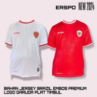 JERSEY TIMNAS INDONESIA HOME AWAY 2025 TERBARU ERSPO LOGO GARUDA PLAT KARET SINTETIS TIMBUL KERAH PA