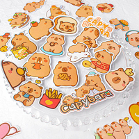 50 cái đại diện Phi hành trình capybara graffiti dán sáng tạo thời trang trang cổ lưu trữ chính xác 