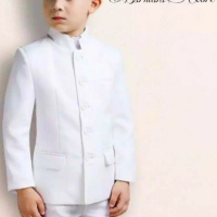 Jas Mandarin / Jas Koko Anak Keren 2-13thn Hitam Muslim