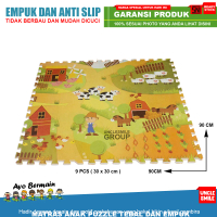 Matras Anak Puzzle 9 PCS / Playmat tebal bahan EVA anti slip