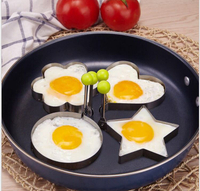 [Hare.D] 不銹鋼心型 圓型 星星型 煎蛋器 愛心早餐煎蛋圈 煎蛋模具 心型煎蛋器