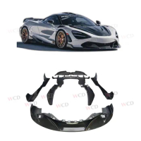 Real Dry Carbon Fiber BodyKit For Mclaren 720S Upgrade RYFT Body Parts Front Lip Tuyere Side Skirts Fender Spoiler Rear Diffuser