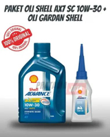 OLI SHELL ADVANCE AX7 SCOOTER 10W30 0.8L & OLI GARDAN SHELL ORIGINAL