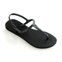 【havaianas 哈瓦仕】拖鞋 女鞋 涼鞋 巴西 Twist 黑 4144756-0090W