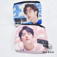 Anime The Untamed BJYX Wang Yibo Xiao Zhan Coin Purse Wallet Accessories Pendant Card Bags Cosplay Birthday Gift
