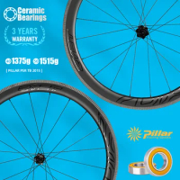 2024 RYET Carbon Road Wheelset V Brake Tubless Clincher Rimsets Ceramic Rim Brake 700c Cycling Bike Wheels Bicycle Accessories