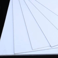 White ABS Plastic Board Model Sheet Material for DIY Model Part Accessories Thickness 1mm/2mm/3mm/4mm