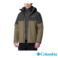 Columbia哥倫比亞 男款-Omni-Tech防水極暖兩件式羽絨外套-軍綠 UWE66710AG/IF