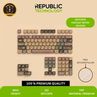 Republic Technology Keyboard Keycaps Fantasy Retro Edition