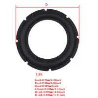 Speaker Surround Repair Foam Woofer Edge Elastic Rubber Ring 3/4/5/6.5/10/12Inch