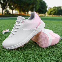 Golf Shoes Women Without Nails Lightweight Comfortable Non-slip Golf Shoes Outdoor Training Golf Shoes Size 36-43