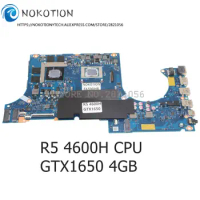 NOKOTION DA0NJIMB8C0 MAIN BOARD For ASUS FA506 FA506IHR Laptop Motherboard With R5 4600H CPU GTX1650 4G