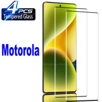 1/4Pcs 3D Tempered Glass For Motorola Moto Edge 40 Pro Neo Edge+ 2023 30 Ultra X40 X30 Pro Screen Protector Glass Film