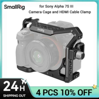 SmallRig Full Cage for Sony A7S III / Alpha 7S III / A7S III with Built-in NATO Rail &amp; Cold Shoe Mount