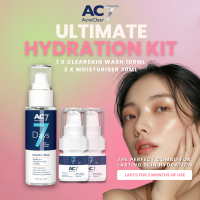 [2M+1W] AC7D 2x Moisturiser 30ml + 1x ClearSkin Wash 100ml - Acne Clear 7 Days | Acne Treatment for 