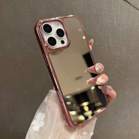 เคสสำหรับไอโฟน 16/17 พร้อมกระจกแต่งหน้า เคสกันกระแทกสำหรับไอโฟน 16/15 โปร แม็กซ์ 17 แอร์ 14 16 พลัส 