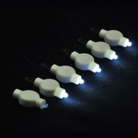 100pcs/lot paper lantern led Lights CR2032 Batteries Included FLORALYTE REUSABLE DECORATIVE ACCENTS/ Skylantern Different Colors