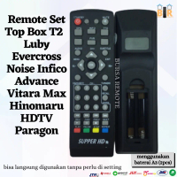 Remot Remote Set Top Box SUPPER HD Luby Evercross Noise Infico Advance